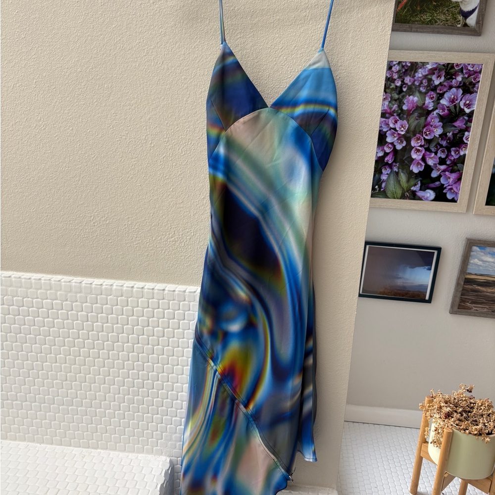 NWT Tyler McGillivary Oil Spill dress